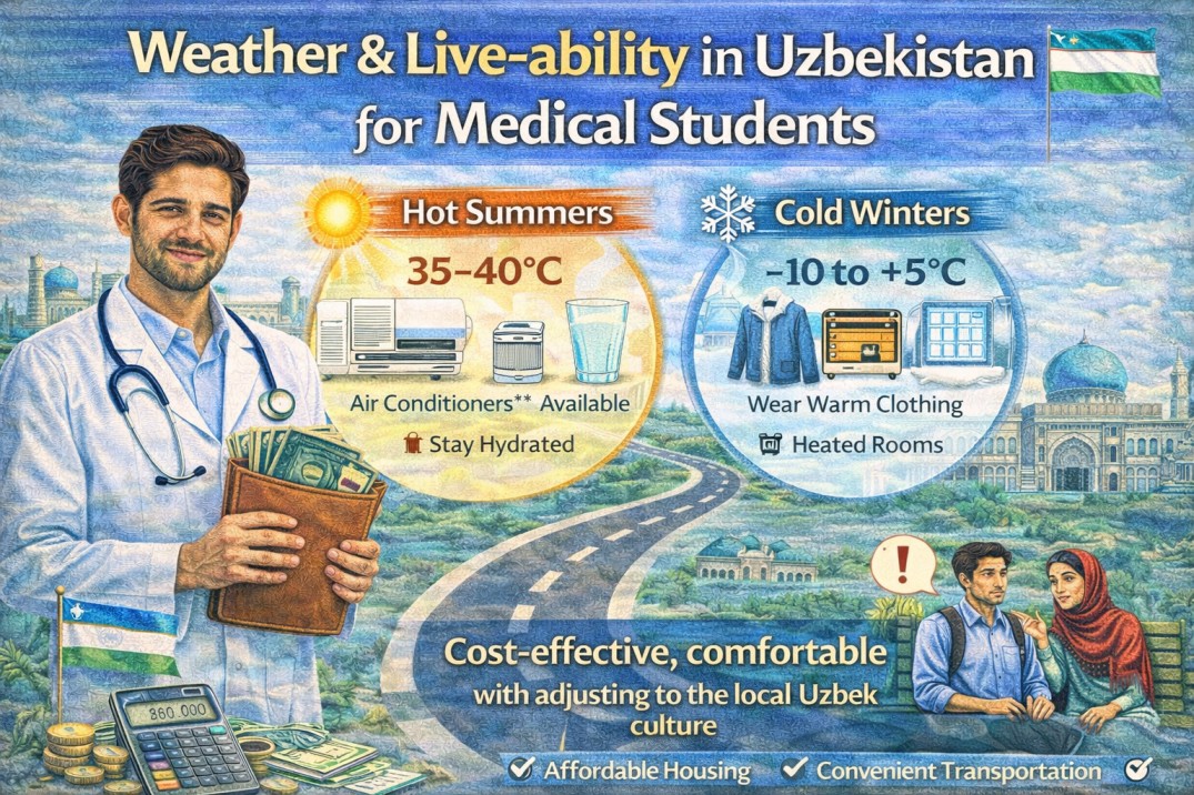 Weather & Live-ability in Uzbekistan for Medical Students